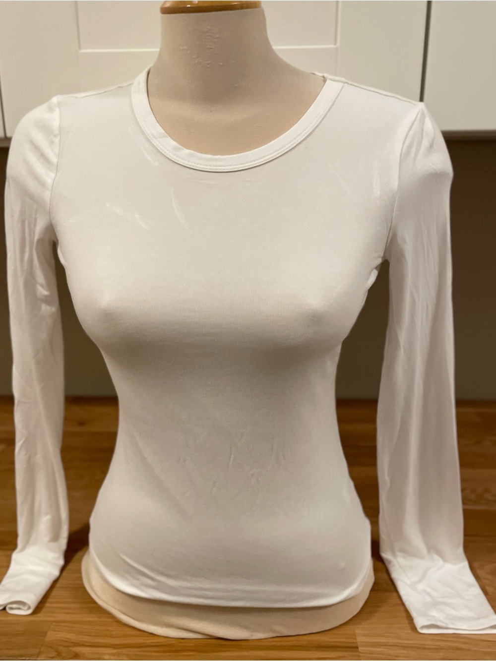 Gentle Fawn White Long-Sleeve Crewneck Top